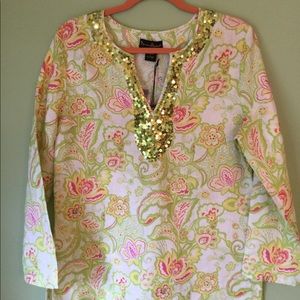 Lilly look Linen Tunic, NWT